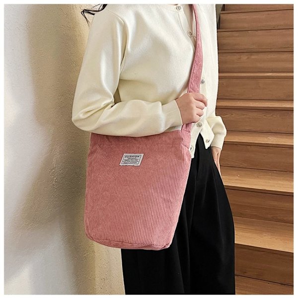 Vakosametti Crossbody Laukut Bucket Laukut MUSTA black