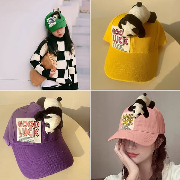 Pandamössa Basebollkeps GRÖN BARN Green Kid-Kid