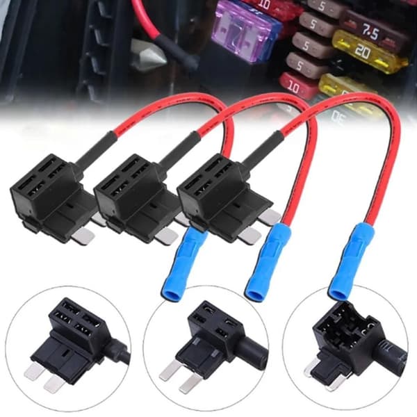 Bil Säkringshållare 12V Säkringshållare Kretsadapter MICRO MICRO Micro
