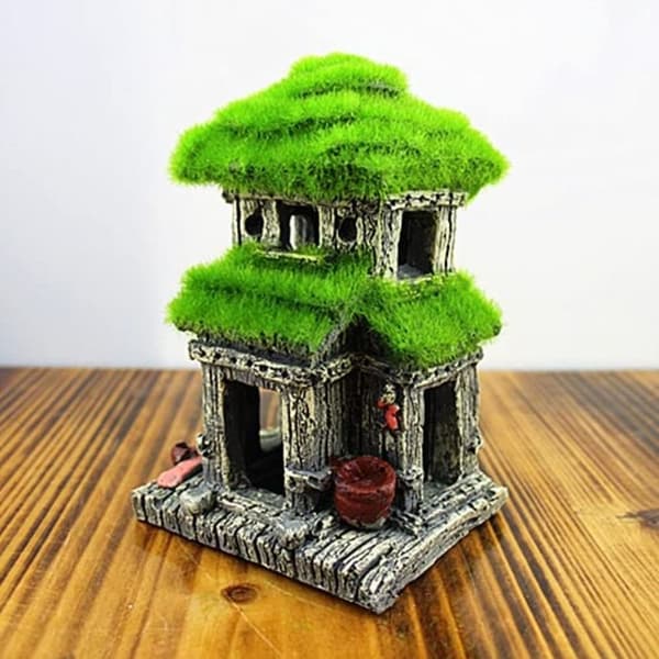 Flocked Huse Simulerede Pavilloner Landskabshuse