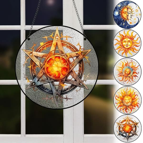 Solmønster Hengende Dekor Drop Ornament 4 4 4