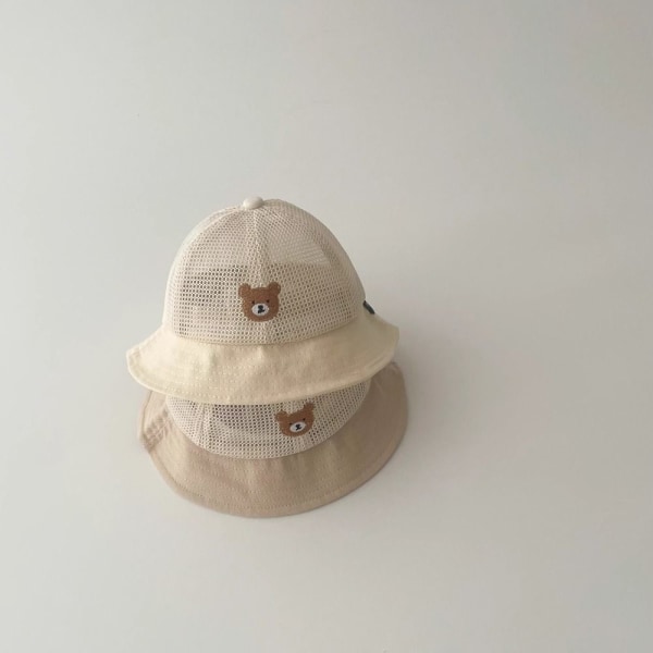 Barn Bøttehatter Barn Solhatt LYS KHAKI light khaki