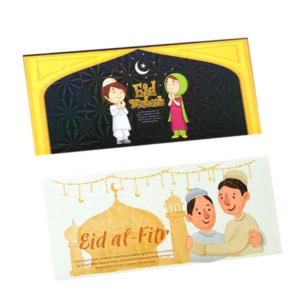 Eid Mubarak-konvolutter Eid Al-fitr-invitasjon 3 3 3