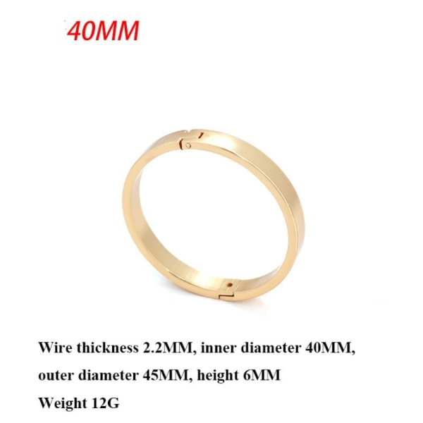Belagt Portspænde Fjeder Rund Ring 25MM 25mm