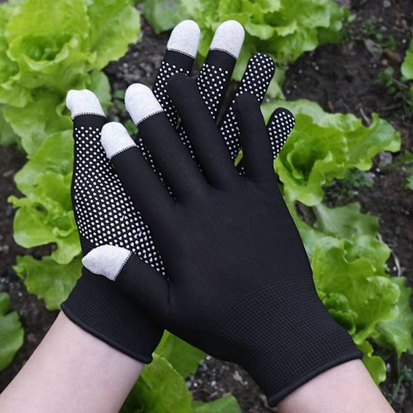 Work Safe Gloves Touch Screen Handske GRÅ grey