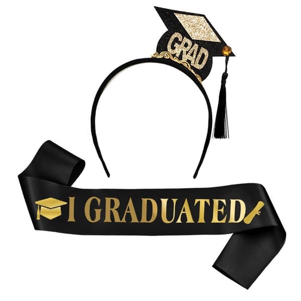 Caps Hodebånd PhD Hatt Hodebånd GRAD SETT GRAD SETT grad set