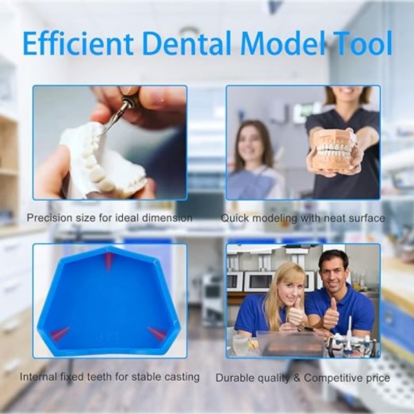 6 Stk Dental Base Former Kit Dental Model Base