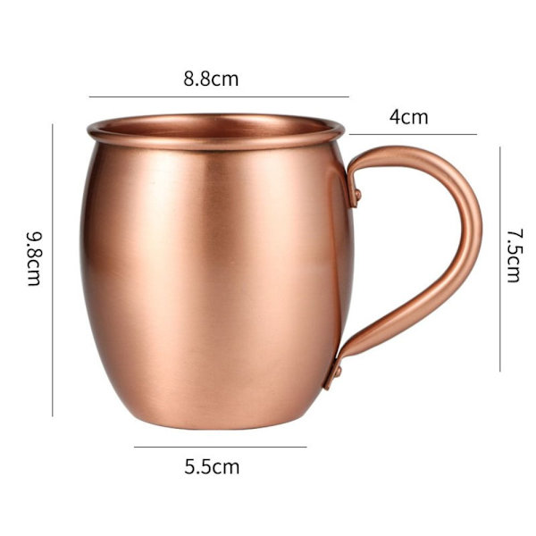 Pure Copper Cup Krus Kopp HAMMERT PUNKT HAMMERT PUNKT Hammered Point