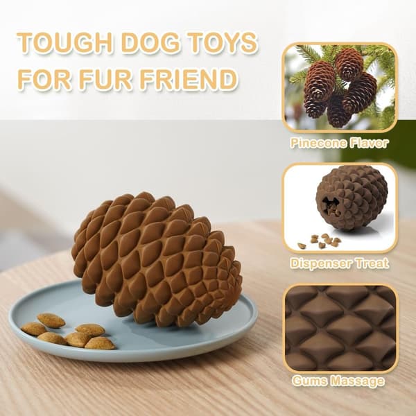 Tuggleksak för hund, foderdispenser, valpleksak