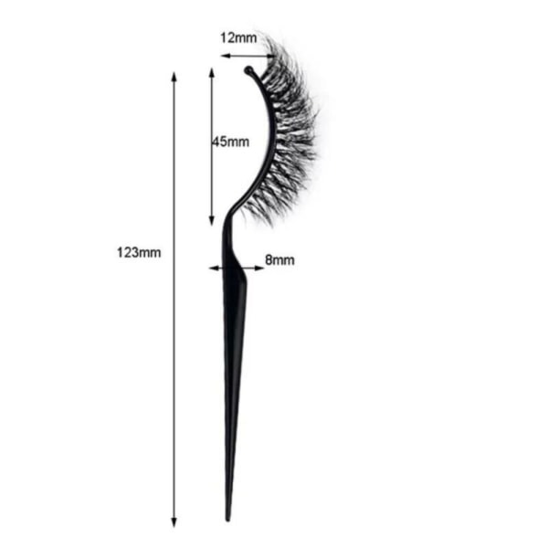 3 Stk/sett False Lash Holder Lash Extension Podeverktøy Black