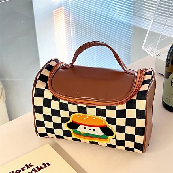 Ternet makeuptaske håndholdt opbevaringstaske SORT black