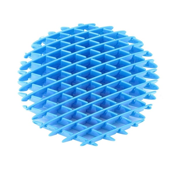 Worm Big Fidget Toy 3D Printed Elastisk Mesh BLÅ blue