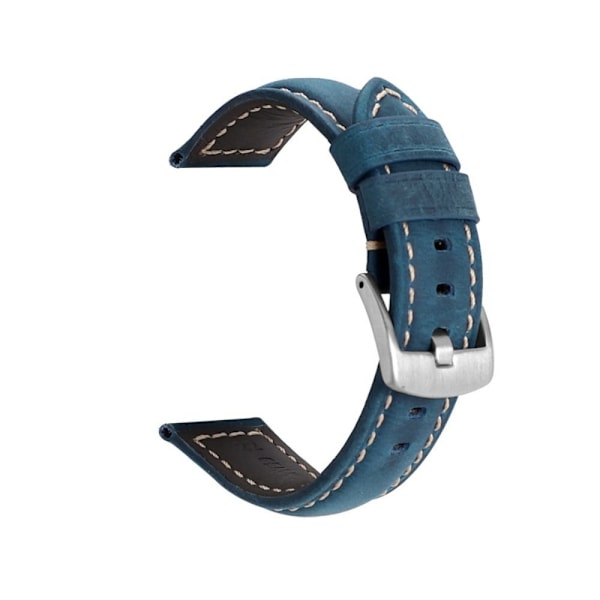 Klokkebånd Dame Herre Klokkereim BLÅ 20MM Blue 20mm