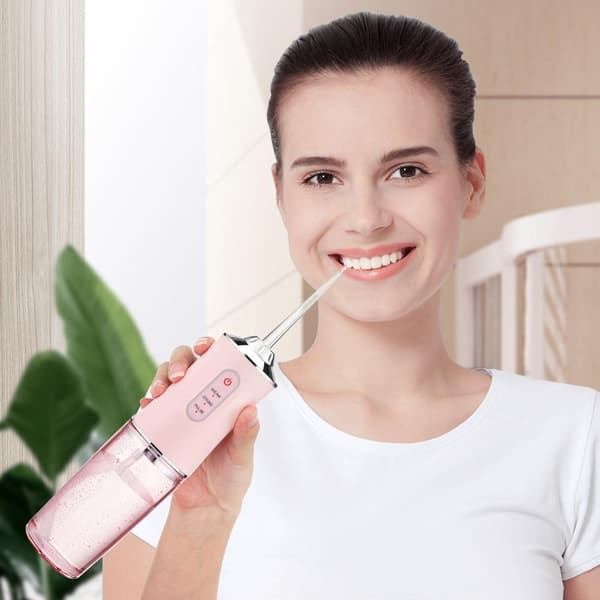Elektrisk oral irrigator til tænder, PINK