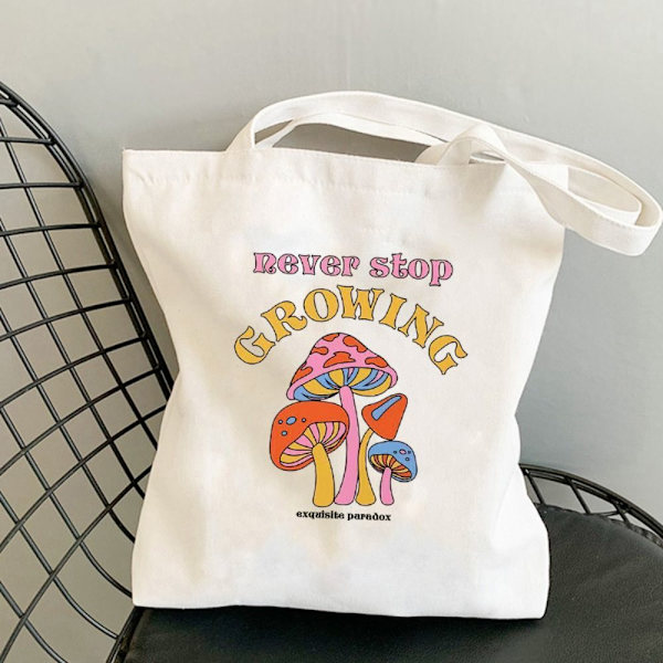 Lærredsstoftaske Shoppinghåndtaske 7 7 7