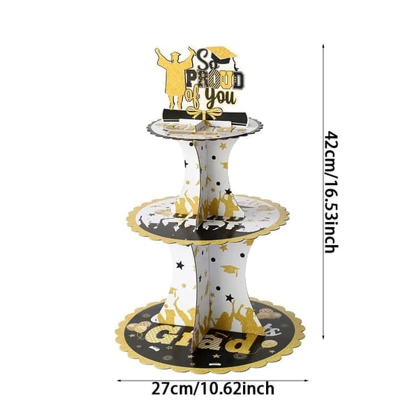 Papir Cupcake Display Stand DIY Kage Stand Kageholder