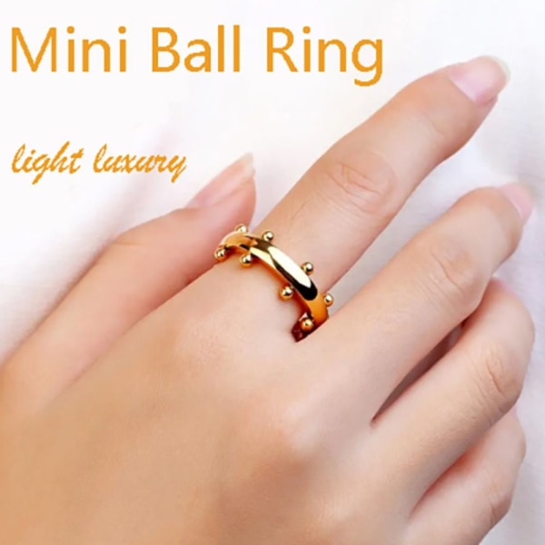 Mini Ball Ring Finger Rings 8 8 8