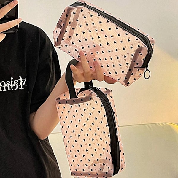 Mesh kosmetiktaske Makeup opbevaringstaske 04 04 04