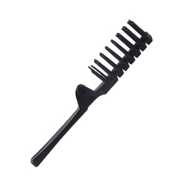 Folding Comb Massasje Hårbørste SVART black