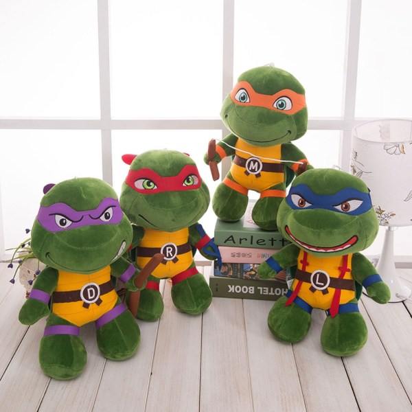 Ninja Turtles Plysskildpaddelegetøjspude BLÅ 35 Blue 35