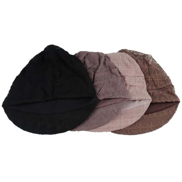 Hætte med blonde hijab, korte skygger, sort black