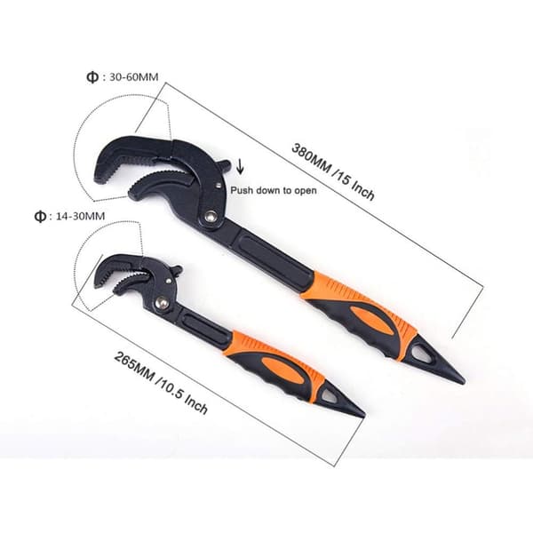 Justerbar skruenøgle Magic Wrench SÆT Set