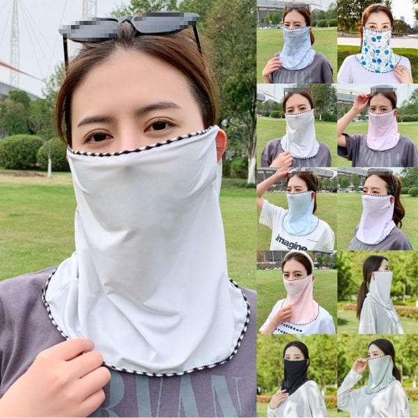 lce Silk Bandana Cool Face Scarf 7 7 7