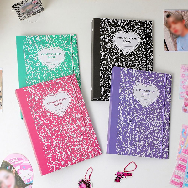 A5 Binder Bog Foto Album SORT SORT Black