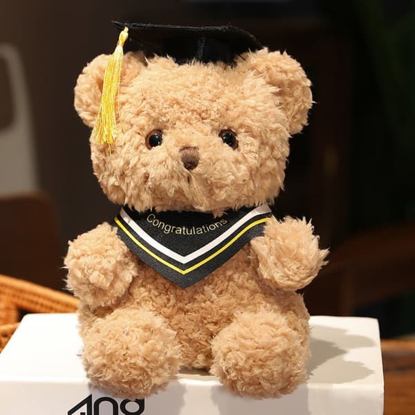 Eksamensbamse Sittende Bamse Eksamensgave