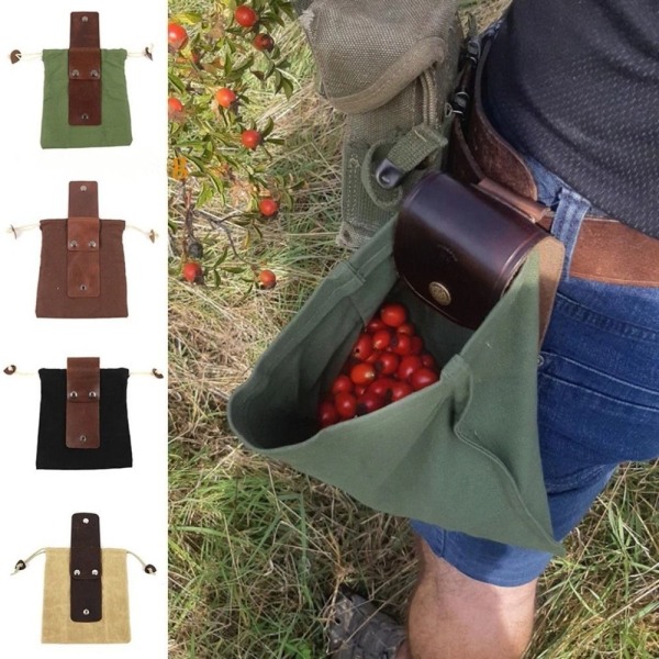 Bushcraft Taske Foderagetaske BRUN Brown