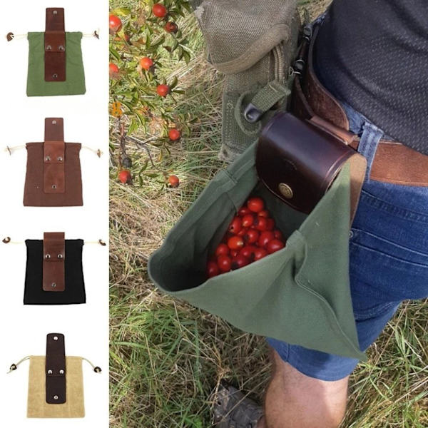 Bushcraft Taske Foderpose BRUN Brown
