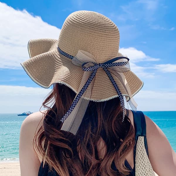 Sommerhatt for kvinner, strand solhatt 03 03 03