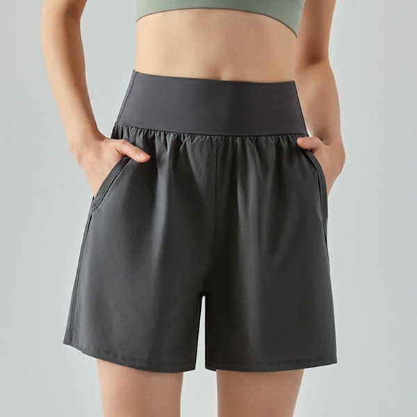 Joogashortsit Urheilushortsit KHAKI M khaki M
