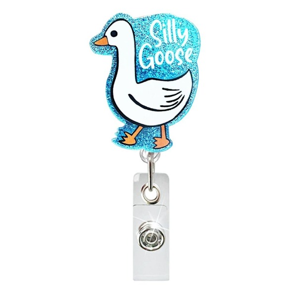 Badge Reel Badge Hållare BLÅ BLÅ Blue