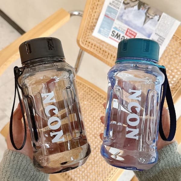 Klar Vattenflaska Drickskopp BLÅ 850ML blue 850ml