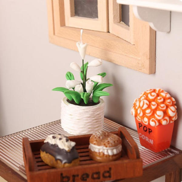 Mini potteplanter Bonsai Modell GUL yellow