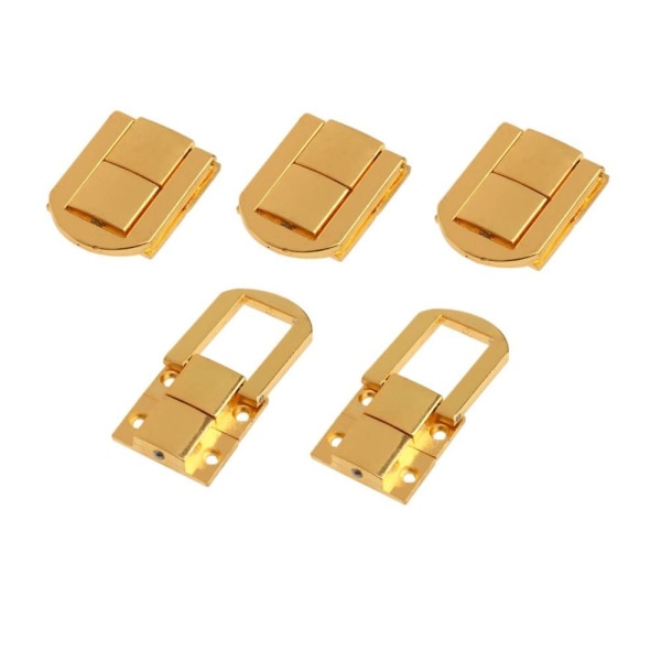 Middels støpingslås Toggle Catch Lock Smykkeskrin 5pcs