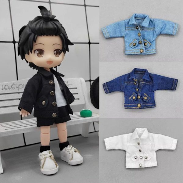 Doll Fashion -vaatteet Nuken farkkutakki 1 1 1