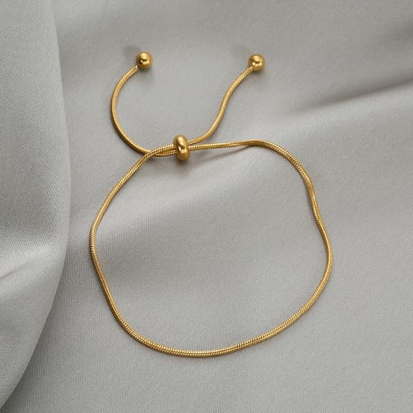 Hjärtformat Armband Ormkedja Armring 7 7 7