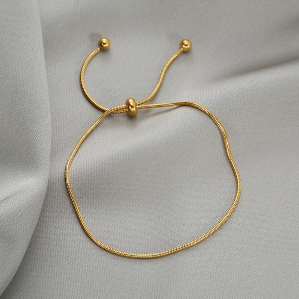 Hjärtformat armband Snake Chain Bangle 1 1 1