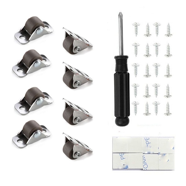 Raka hjul Möbelhjul BRUN 8ST/ SET 8ST/ SET Brown 8Pcs/set-8Pcs/set