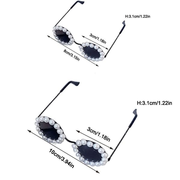 Katte Solbriller Perle Glaesser SORT-L SORT-L Black-L