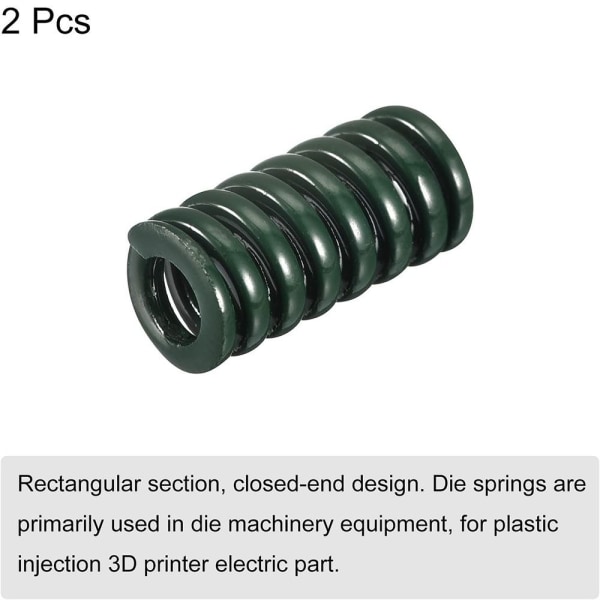 2 stk 3D-skriver Die Spring Spiral Stamping Spring 8MM X 25MM 8mm x 25mm