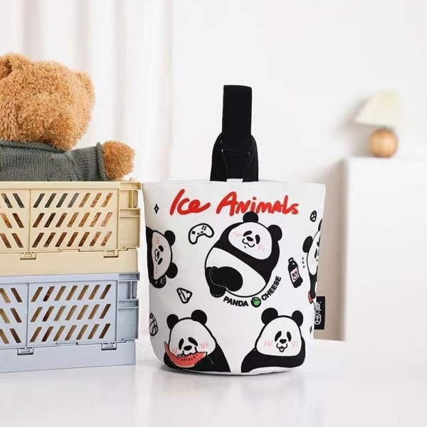 Panda Bucket Handbag Matpakke 1 1 1