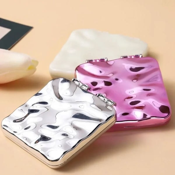 Plating Makeup Mirror Mini Square Meikkipeili PURPLE purple