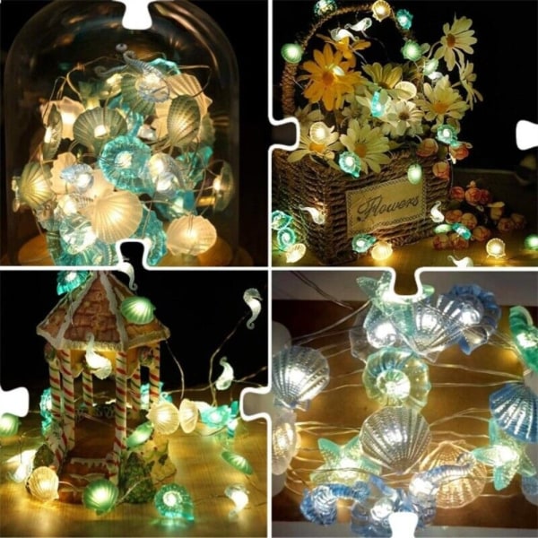 String Lights LED Lights GUL SKAL STIL GUL SKAL STIL Yellow Shell Style