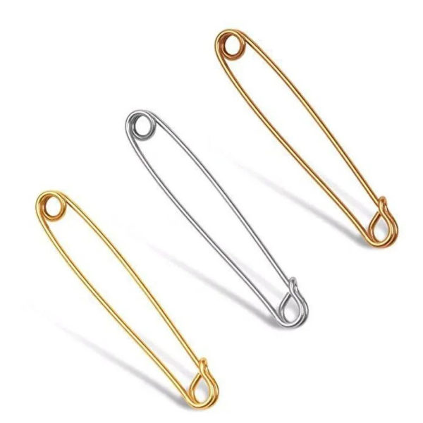1 stk Skjortekravestift Krave Papirclips GULD gold