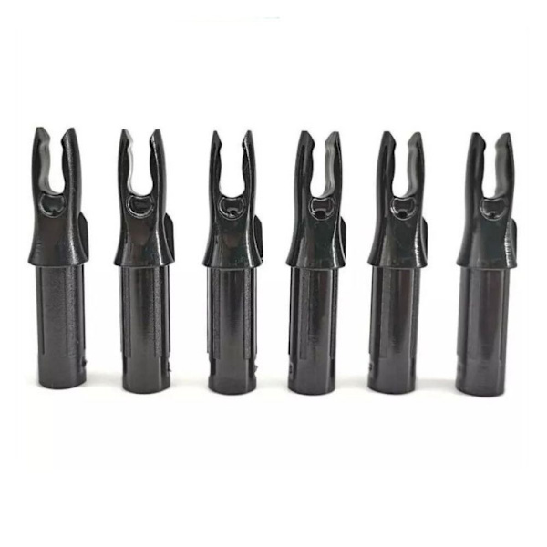 15 kpl Arrow Tail Nock Arrow MUSTA black