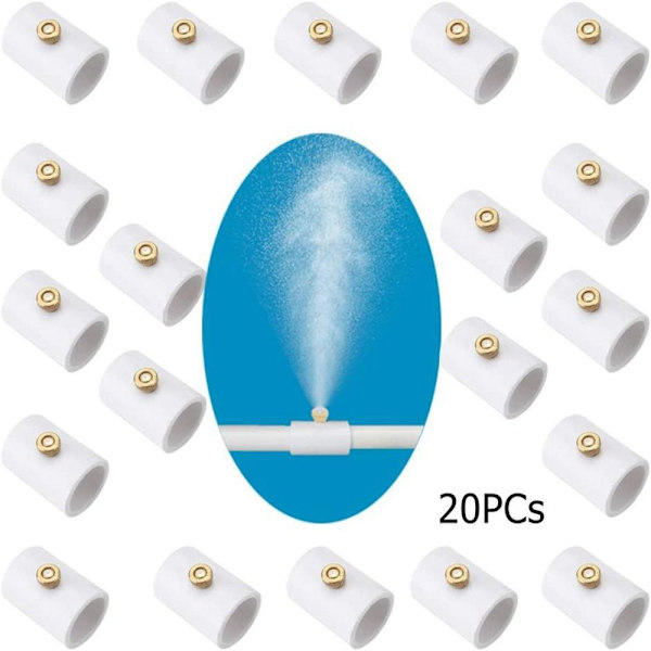 PVC-sprøyte PVC-tåkemunnstykke 10 STK 10 STK 10PCs