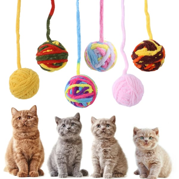 Pet Cat Toys Lekeballer 2 2 2